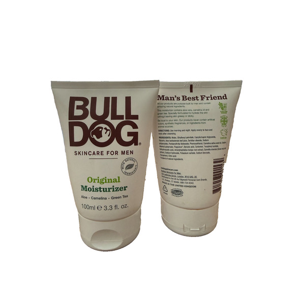 BULLDOG Mens Skincare and Grooming Face Moisturizer Original, 3.3 Ounce Pack x 2 - Picture 2 of 3